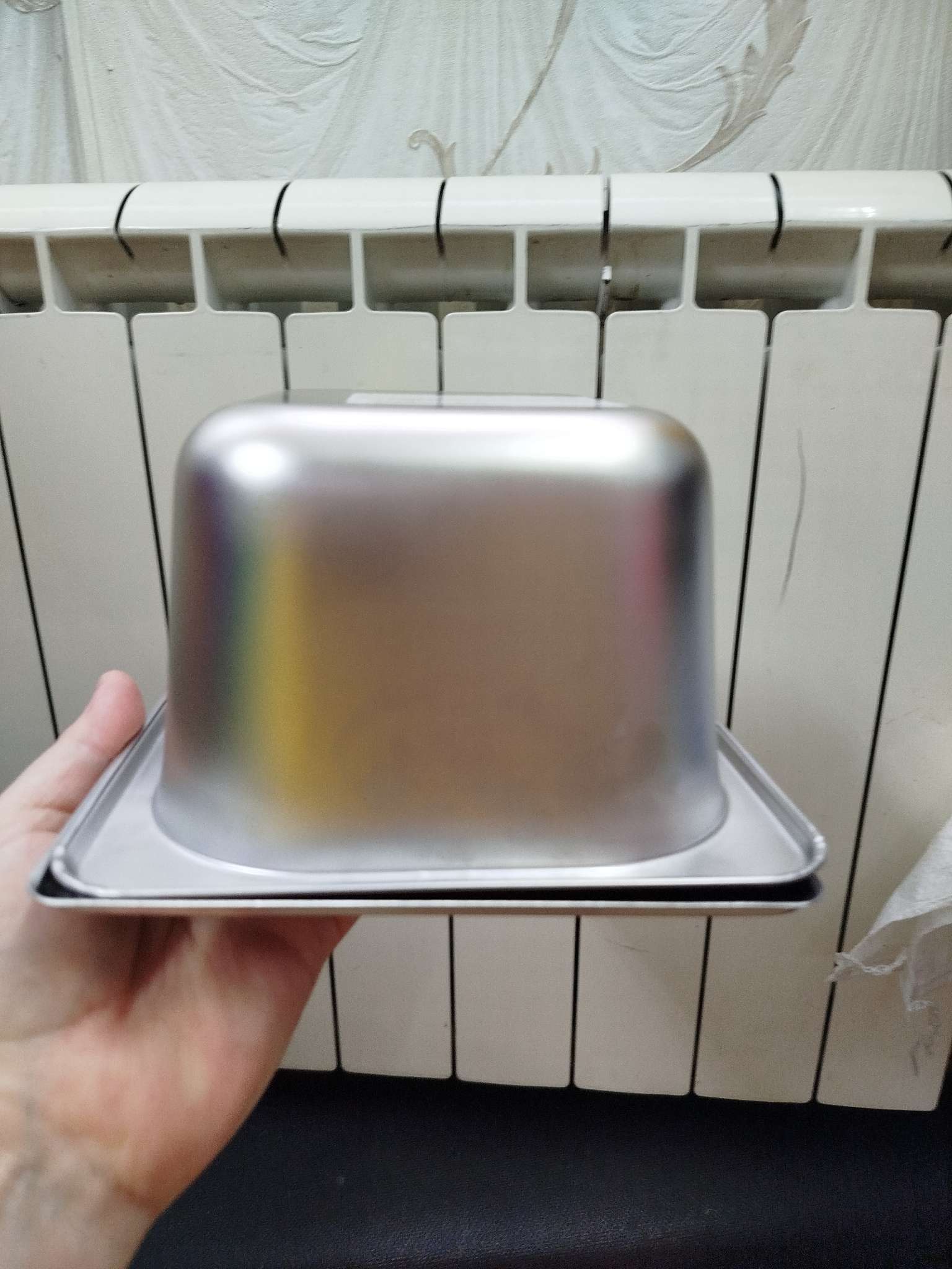 Фотография покупателя товара Гастроемкость GN 1/6 Hanna Knövell, 100 мм, 17.6×16.2×10 см, толщина 0.6 мм, нержавеющая сталь - Фото 4