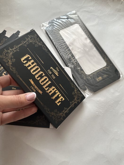 Фотография покупателя товара Коробка для шоколада «С днём рождения!», с окном, 17.3×8.8×1.5 см - Фото 11