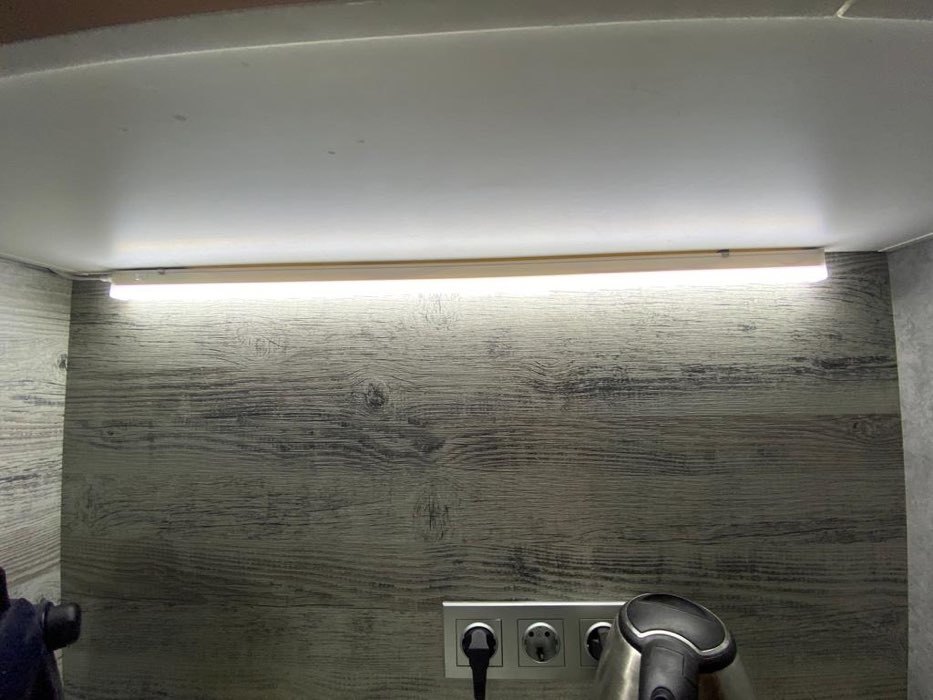Фотография покупателя товара Светильник светодиодный T5, с выключателем, 14 Вт, 1530 Лм, 900мм, 6500К, 220 В, белый свет