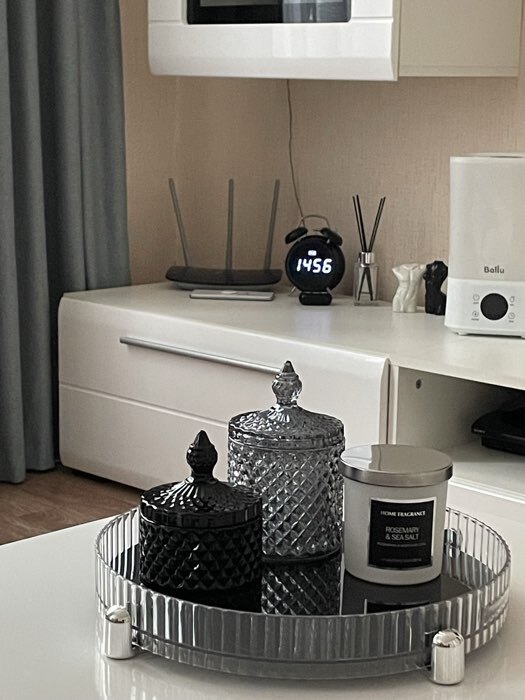 Фотография покупателя товара Шкатулка для украшений «Ромбы и купол», стекло, перламутр, 14×8.2×8.2 см - Фото 1