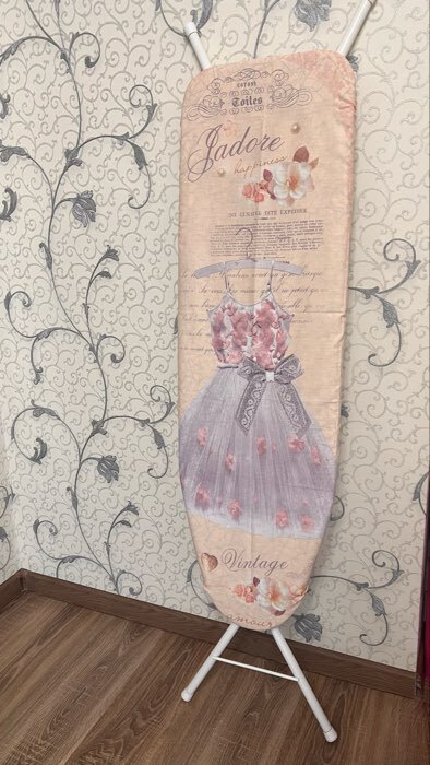 Фотография покупателя товара Чехол для гладильной доски Nika, 125×36 см, рисунок МИКС - Фото 2
