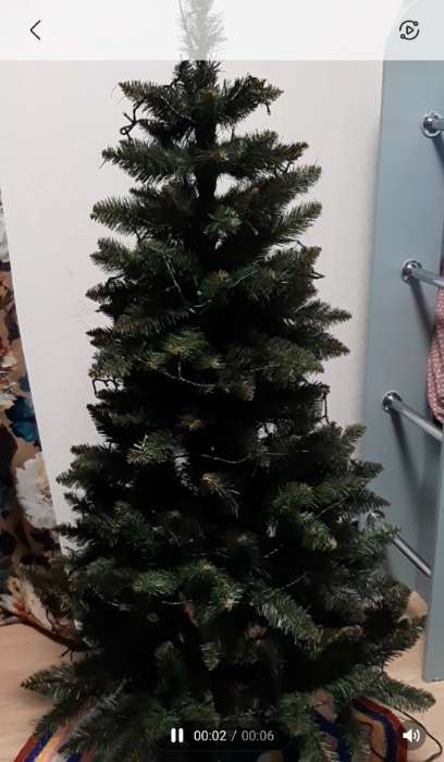 Фотография покупателя товара Ёлка искусственная "Рождественская" 150 см, d нижнего яруса 90 см, 335 веток