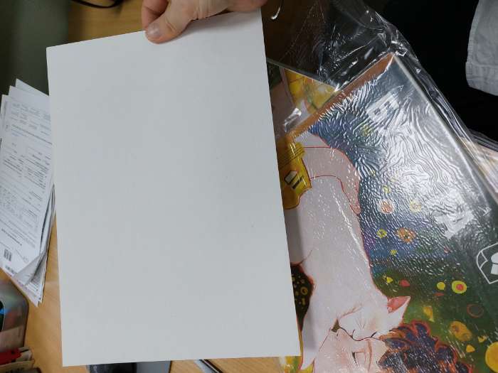 Фотография покупателя товара Бумага для акварели А4, 40 листов, 200 г/м², для творчества в т/у плёнке «Котенок» - Фото 1