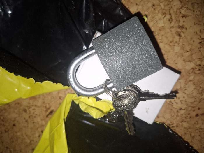 Фотография покупателя товара Замок навесной ТУНДРА OneKey001, 38 мм, с одной секретностью, 3 ключа - Фото 3