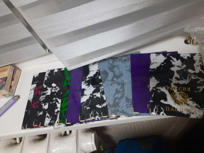 Фотография покупателя товара Обложка для паспорта, МИКС - Фото 1