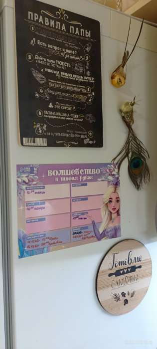 Фотография покупателя товара Планер магнитный, А5 и стирающийся маркер «Волшебство в Новом году! С Дедом Морозом» - Фото 2