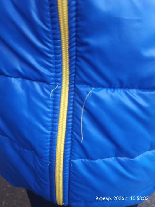 Фотография покупателя товара Куртка детская KAFTAN, размер 38 (146-152 см), синяя - Фото 1