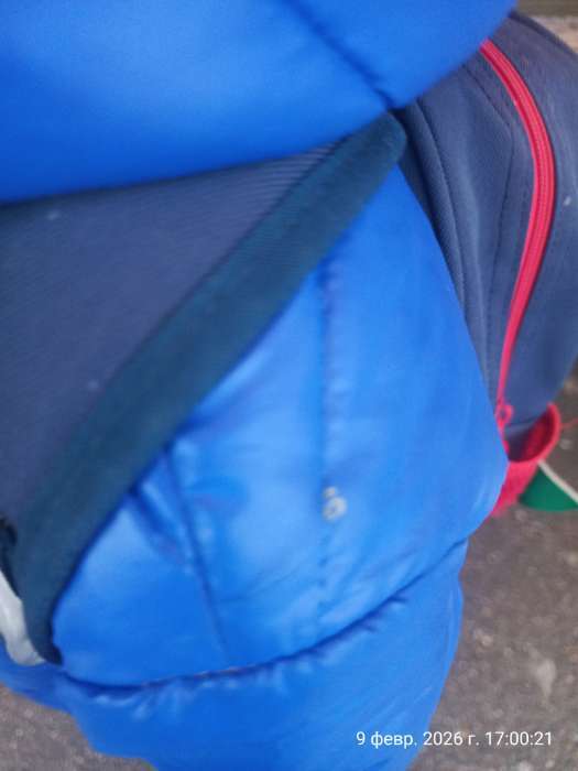 Фотография покупателя товара Куртка детская KAFTAN, размер 38 (146-152 см), синяя - Фото 2