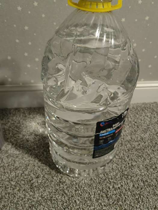 Фотография покупателя товара Вода дистиллированная Grand Caratt, 5 л, набор, 2 шт. - Фото 2