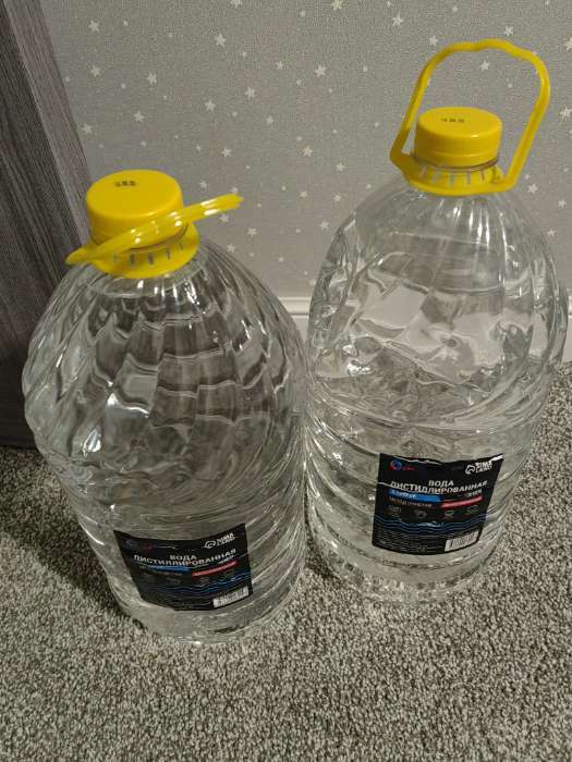 Фотография покупателя товара Вода дистиллированная Grand Caratt, 5 л, набор, 2 шт. - Фото 1