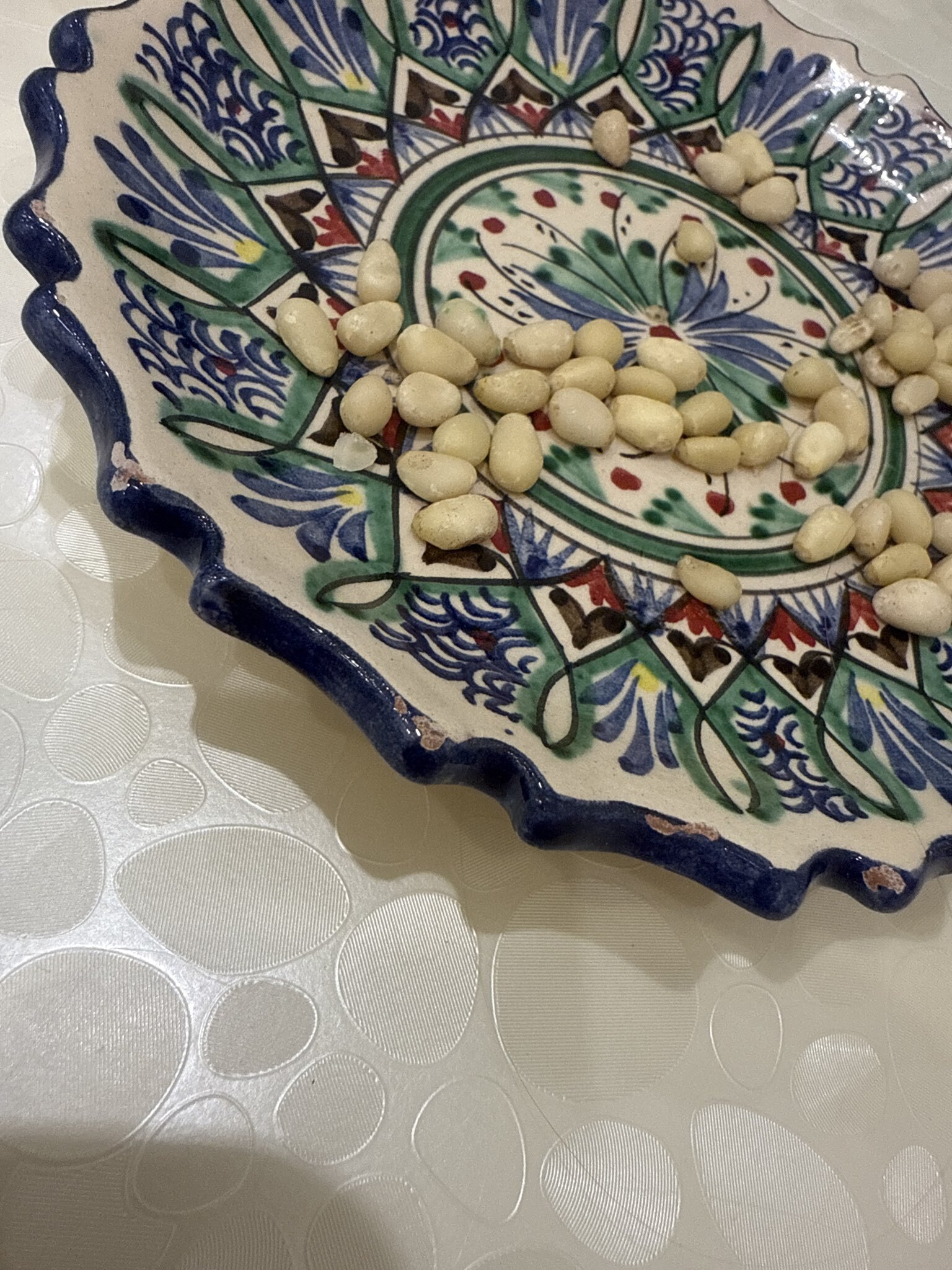 Фотография покупателя товара Тарелка узбекская Риштанская Керамика «Цветы», d=15 см, керамика, узор микс, синяя - Фото 7