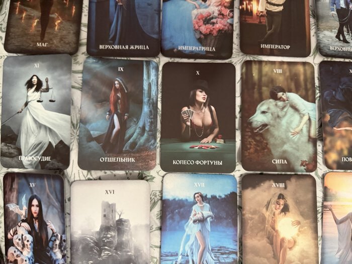 Фотография покупателя товара Таро «Женские чары», 78 карт (6×9 см), 16+ - Фото 2
