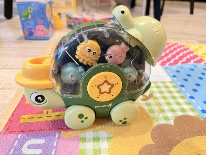 Фотография покупателя товара Игрушка для ванны Крошка Я «Морская черепашка», с мельницей - Фото 1