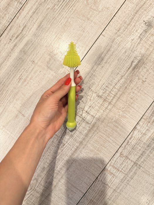 Фотография покупателя товара Ёршик для сосок и пустышек Крошка Я, голубой - Фото 1