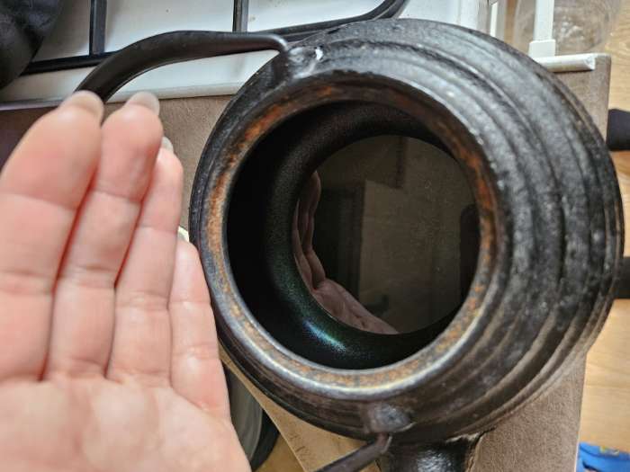 Фотография покупателя товара Чайник Magma «Танан», 800 мл, с ситом, с эмалированным покрытием внутри, индукция, чугун, чёрный - Фото 1