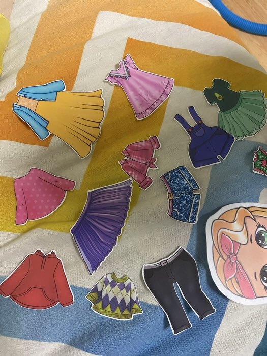 Фотография покупателя товара Игра на липучках «Вечерний образ» - Фото 2