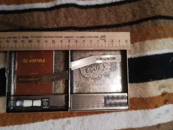 Фотография покупателя товара Портсигар на 20 сигарет "Чегевара", с электронной зажигалкой, 13.5 х 14 см, от USB - Фото 7