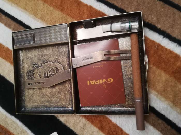 Фотография покупателя товара Портсигар на 20 сигарет "Чегевара", с электронной зажигалкой, 13.5 х 14 см, от USB - Фото 5