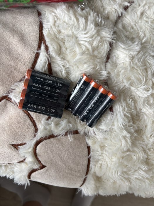 Фотография покупателя товара Батарейка солевая Luazon Heavy Duty, AAA, R03, спайка, 4 штуки - Фото 1