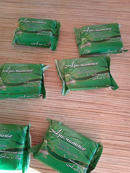 Фотография покупателя товара Мыло туалетное «Ароматное» Алоэ, 50 гр - Фото 1