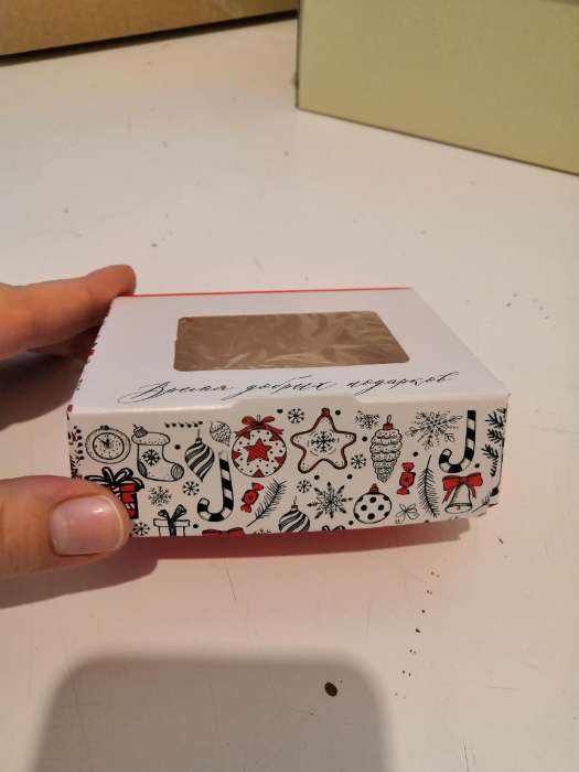 Фотография покупателя товара Коробка складная «Снежинки», 10 × 8 × 3.5 см - Фото 7