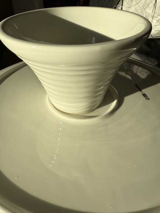 Фотография покупателя товара Тортовница Magistro Kingdom, 30.5×9.5 см, фарфор, белая - Фото 2