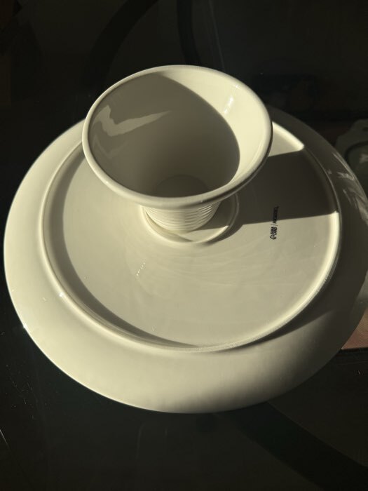 Фотография покупателя товара Тортовница Magistro Kingdom, 30.5×9.5 см, фарфор, белая - Фото 4