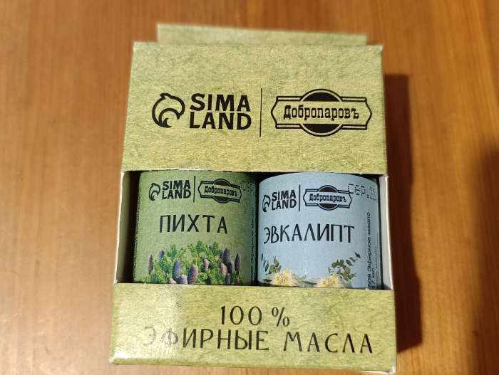 Фотография покупателя товара Набор эфирных масел пихта, эвкалипт, «Добропаровъ», 2 шт. по 17 мл - Фото 1