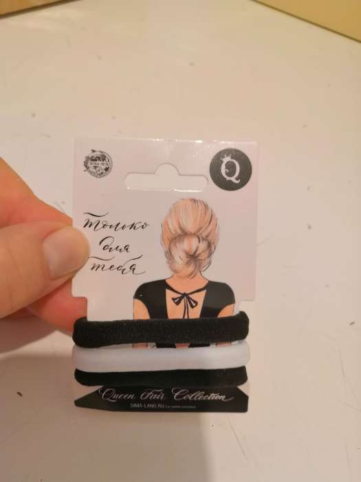 Фотография покупателя товара Резинка для волос "Трио" (набор 3 шт) единорог, 5,5 см, розовый - Фото 2