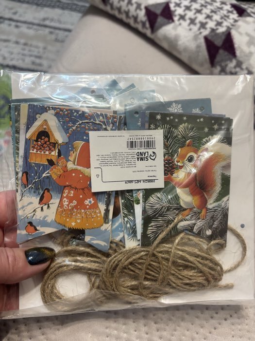 Фотография покупателя товара Гирлянда на ленте «Новый год» ретро, 500 см - Фото 2