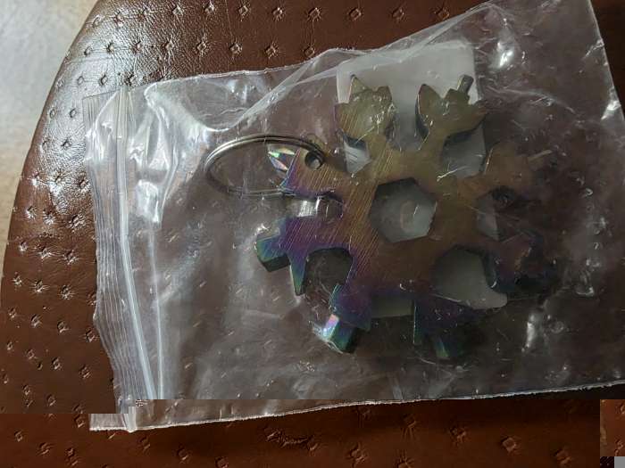 Фотография покупателя товара Брелок многофункциональный, отвертки и шестигранники, цвет МИКС - Фото 1