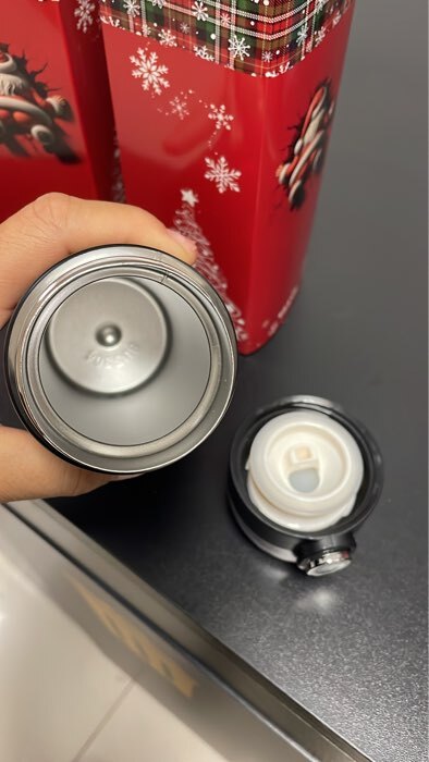 Фотография покупателя товара Термос Мастер К Simple, 400 мл, 20.5×6.3 см, сохраняет тепло 8 ч, нержавеющая сталь, чёрный - Фото 2