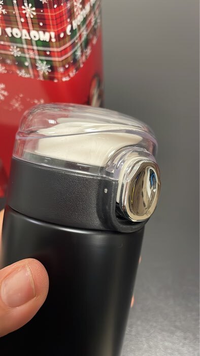 Фотография покупателя товара Термос Мастер К Simple, 400 мл, 20.5×6.3 см, сохраняет тепло 8 ч, нержавеющая сталь, чёрный - Фото 3