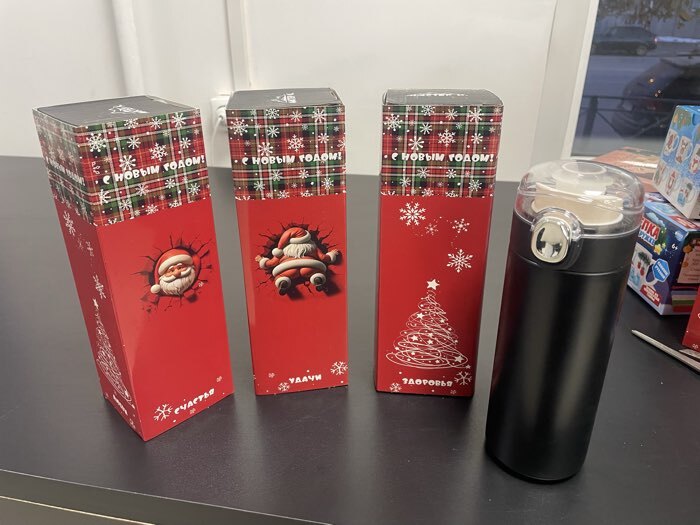 Фотография покупателя товара Термос Мастер К Simple, 400 мл, 20.5×6.3 см, сохраняет тепло 8 ч, нержавеющая сталь, чёрный - Фото 4