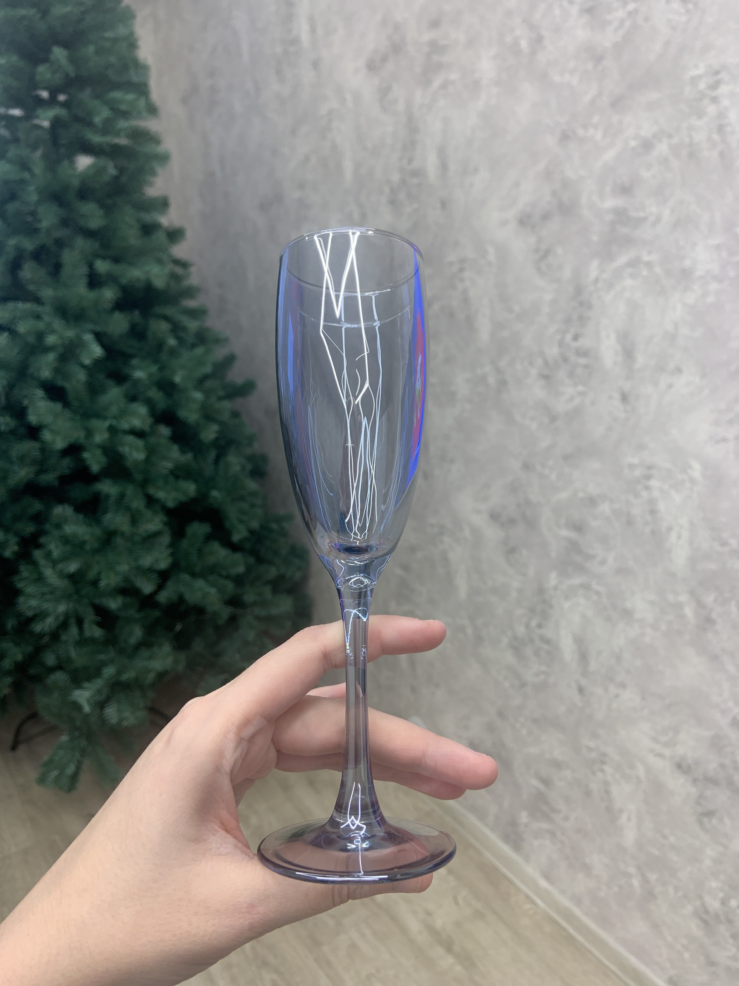 Фотография покупателя товара Набор бокалов для шампанского «Серебро», 170 мл, 6 шт, цвет серебряный - Фото 1