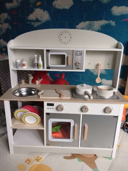 Фотография покупателя товара Кухня детская игровая, 68×26×72 см, деревянная - Фото 1