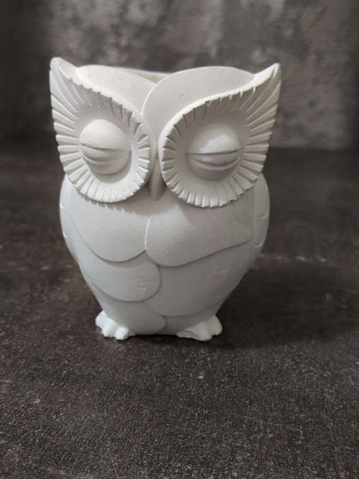 Фотография покупателя товара Кашпо гипс «Сова», 10×7 см, цвет бронза - Фото 2