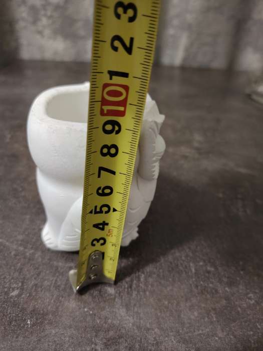 Фотография покупателя товара Кашпо гипс «Сова», 10×7 см, цвет бронза - Фото 7