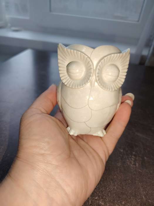 Фотография покупателя товара Кашпо гипс «Сова», 10×7 см, цвет бронза - Фото 8