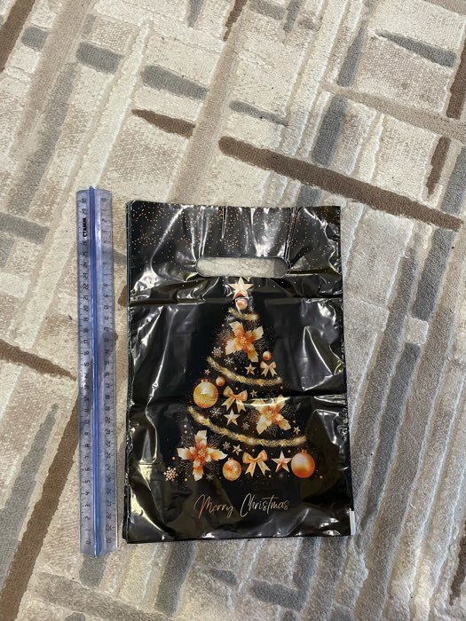 Фотография покупателя товара Пакет "Ёлка желаний", полиэтиленовый с вырубной ручкой, 20х30 см, 30 мкм - Фото 4