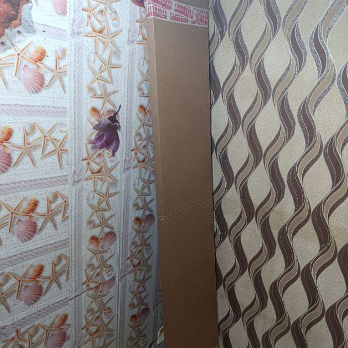 Фотография покупателя товара Шкаф прямой трёхстворчатый «МСП», с зеркалом, 1201×500×2094 мм, цвет дуб золотой/камень - Фото 1