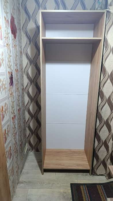 Фотография покупателя товара Шкаф прямой трёхстворчатый «МСП», с зеркалом, 1201×500×2094 мм, цвет дуб золотой/камень - Фото 4