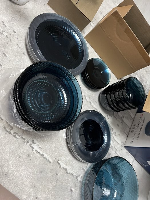 Фотография покупателя товара Столовый сервиз Luminarc «Идиллия», 43 предмета, стекло, лилак - Фото 1