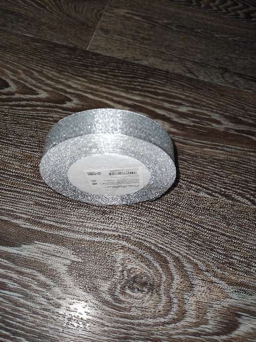 Фотография покупателя товара Лента парчовая, 6 мм, 23 ± 1 м, цвет серебряный - Фото 29