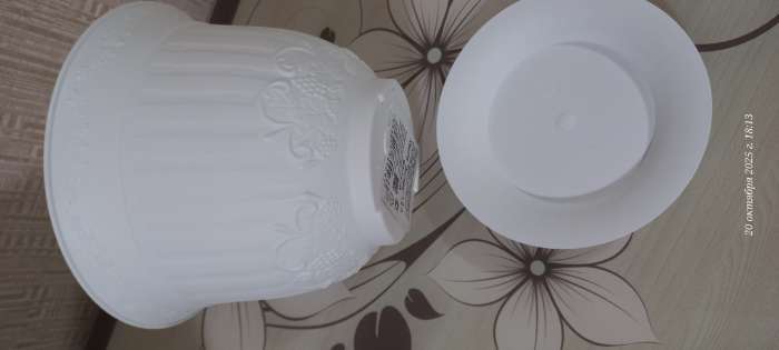 Фотография покупателя товара Горшок для цветов с поддоном СибПолимер «Ангара», 1.5 л, пластик, белый - Фото 3