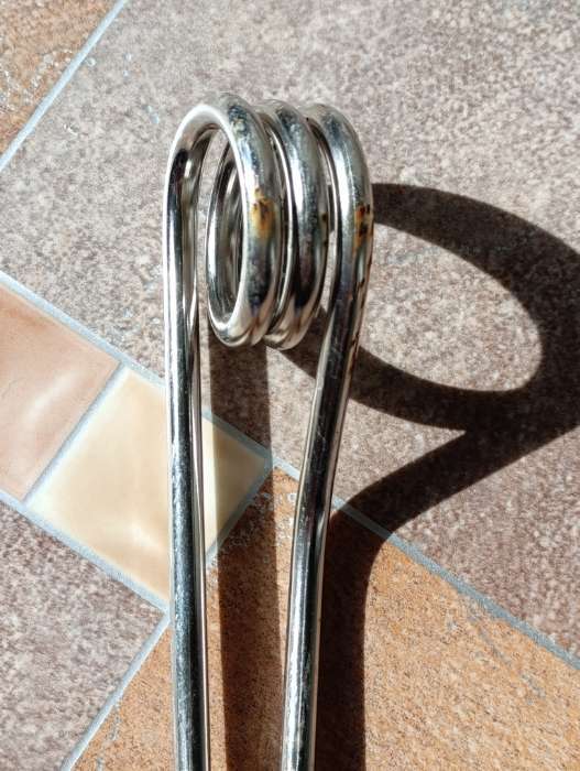 Фотография покупателя товара Электрокипятильник со спиралью, Luazon LEK 05, 1500 Вт, 32×4 см, 220 В, синий - Фото 3