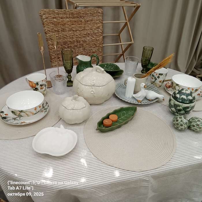 Фотография покупателя товара Горшок для запекания Борисовская керамика «Тыква», 2.5 л, зелёный - Фото 3