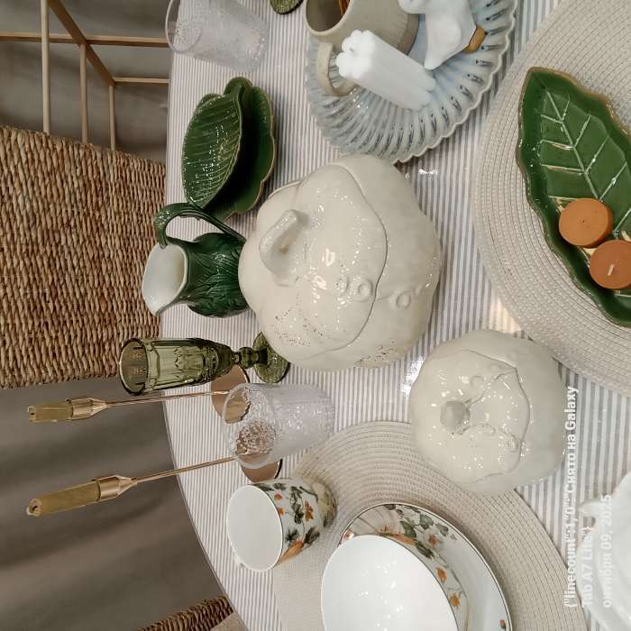 Фотография покупателя товара Горшок для запекания Борисовская керамика «Тыква», 750 мл, бежевый - Фото 1