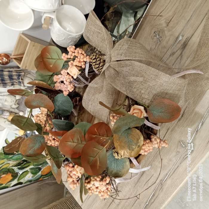 Фотография покупателя товара Лента текстильная «Классика», 60 мм, 4.5 ± 0.5 м, цвет бежевый - Фото 1