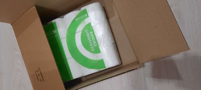 Фотография покупателя товара Туалетная бумага Focus Economic Choice, 2 слоя, 12 рулонов - Фото 2